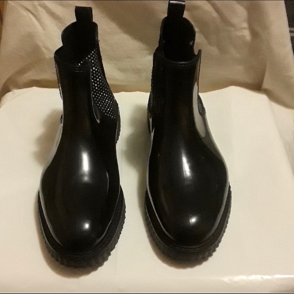 MICHAEL KORS RAIN BOOTS WITH SPARKLES